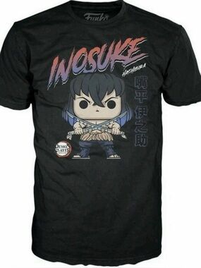FUNKO POP! INOSUKE HASHIBIRA XL SHIRT GAMESTOP EXCLUSIVE FAST FREE SHIPPING